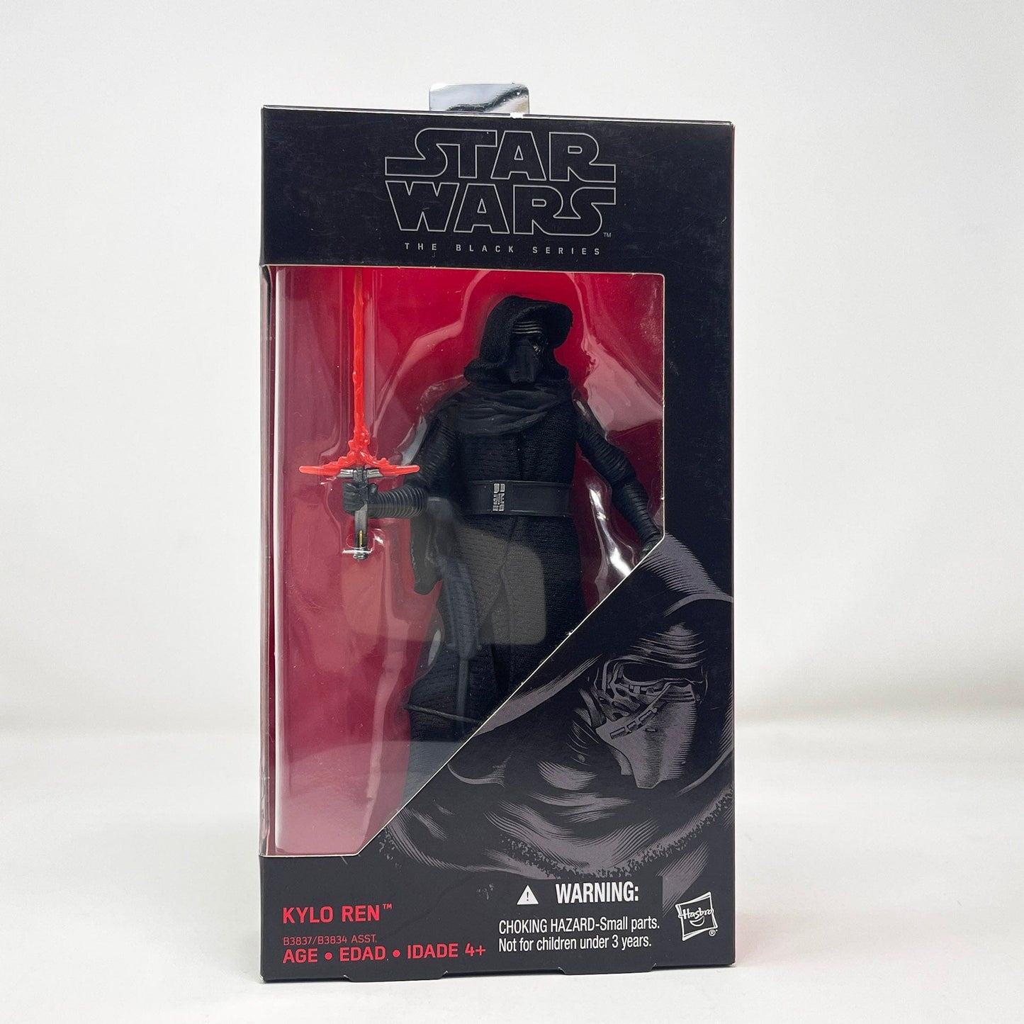 Vintage Hasbro Star Wars Modern MOC Kylo Ren (TFA) - Masked #03 - Black Series Hasbro Star Wars Action Figure