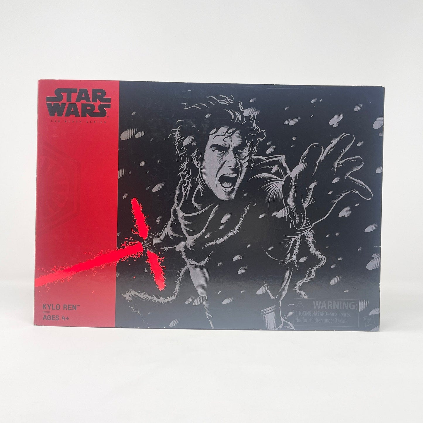 Vintage Hasbro Star Wars Modern MOC Kylo Ren Unmasked (SDCC) - Black Series Hasbro Star Wars Action Figure