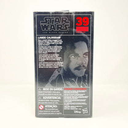 Vintage Hasbro Star Wars Modern MOC Lando Calrissian (2017) #39 - Black Series  Hasbro Star Wars Action Figure