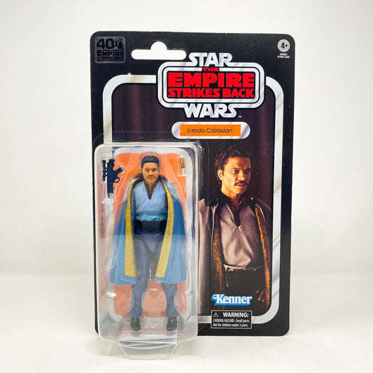 Vintage Hasbro Star Wars Modern MOC Lando Calrissian - Black Series 40th Hasbro Star Wars Action Figure