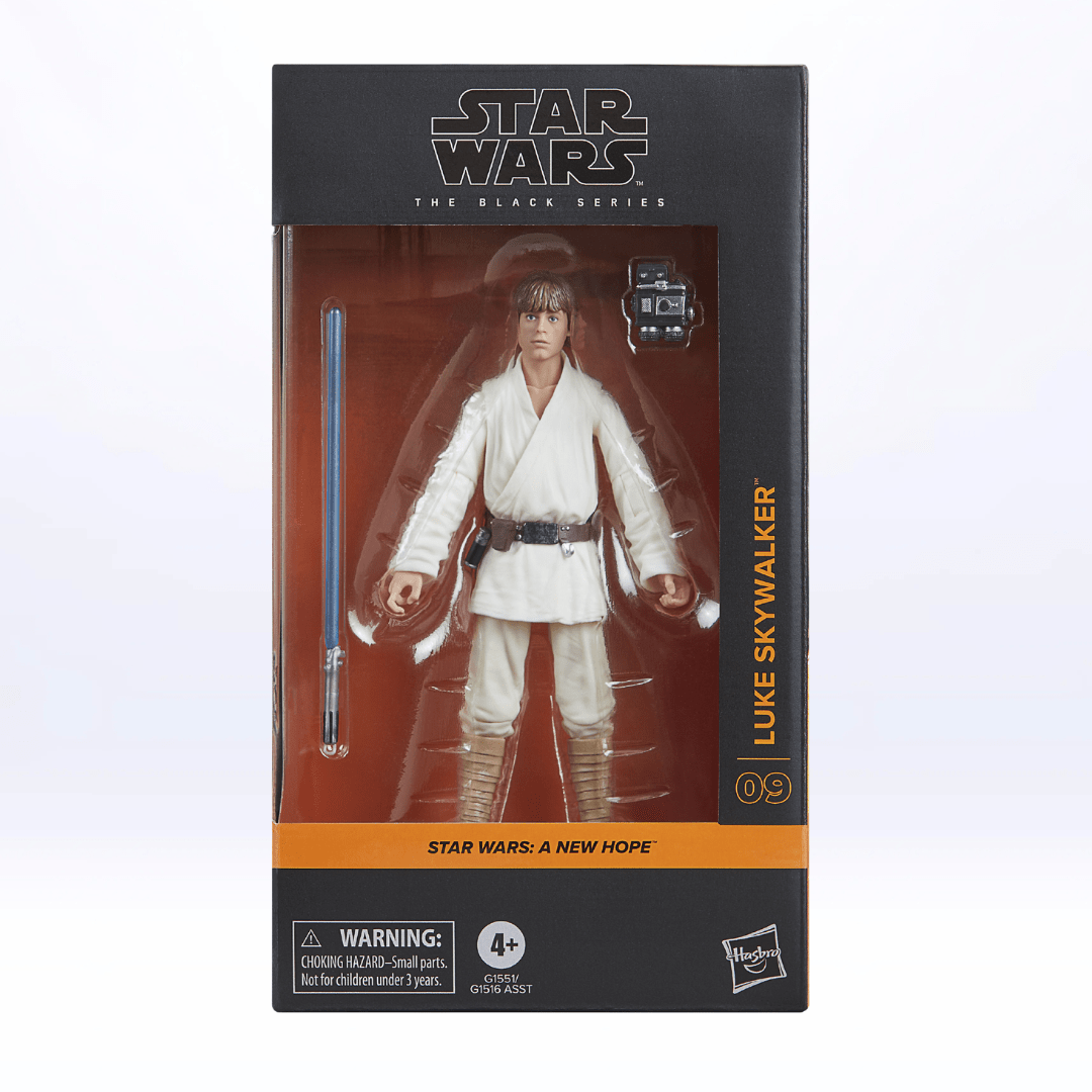 Vintage Hasbro Star Wars Modern MOC Luke Skywalker (ANH) - Black Series Hasbro Star Wars