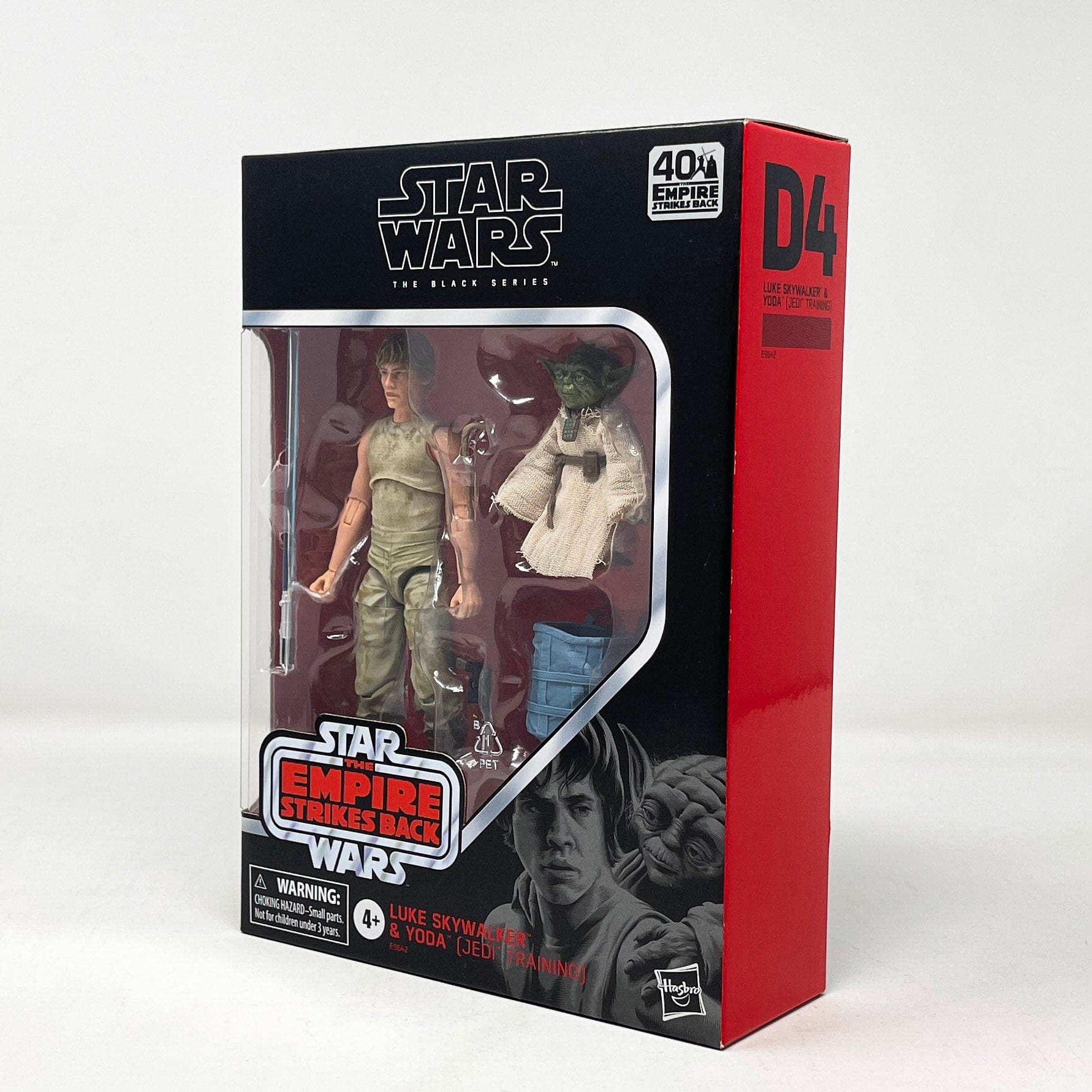 Vintage Hasbro Star Wars Modern MOC Luke Skywalker Dagobah & Yoda (Deluxe) D4 - Black Series Hasbro Star Wars Action Figure Set