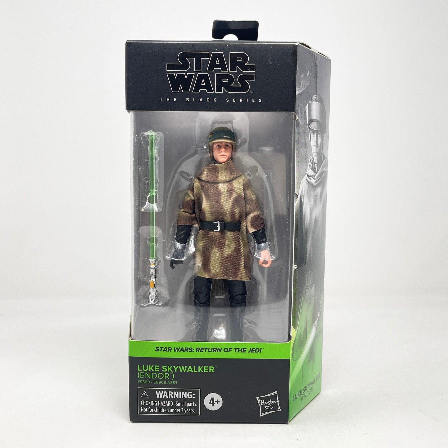 Vintage Hasbro Star Wars Modern MOC Luke Skywalker (Endor) ROTJ04 - Black Series Hasbro Star Wars Action Figure