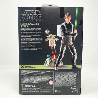 Vintage Hasbro Star Wars Modern MOC Luke Skywalker & Grogu (Deluxe 2-pack) BOBF 03 - Black Series Hasbro Star Wars Action Figure