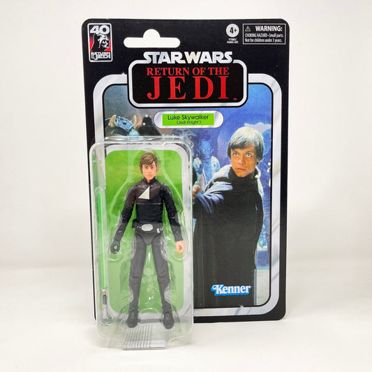 Vintage Hasbro Star Wars Modern MOC Luke Skywalker (Jedi Knight) - Black Series 40th Hasbro Star Wars Action Figure