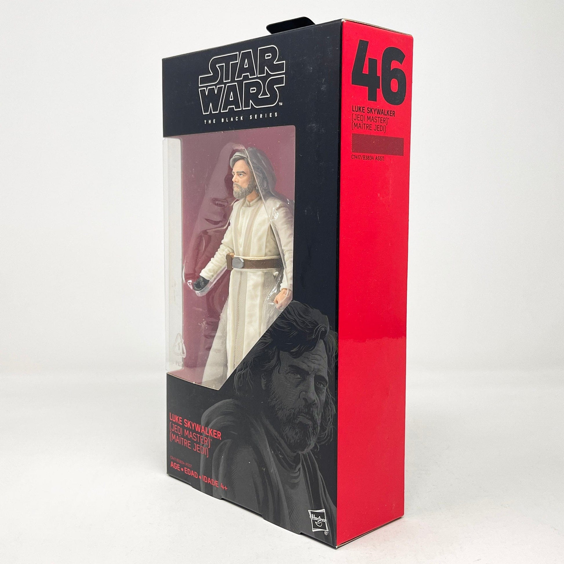 Vintage Hasbro Star Wars Modern MOC Luke Skywalker (Jedi Master) #46 - Black Series Hasbro Star Wars Action Figure