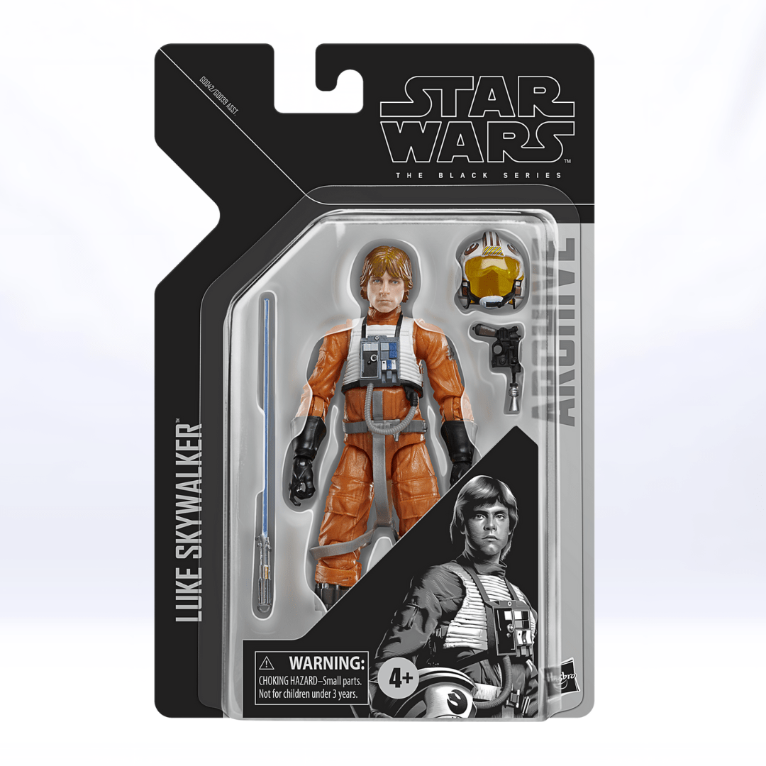 Vintage Hasbro Star Wars Modern MOC Luke Skywalker (X-Wing Pilot) Archive - Black Series Hasbro Star Wars Action Figure