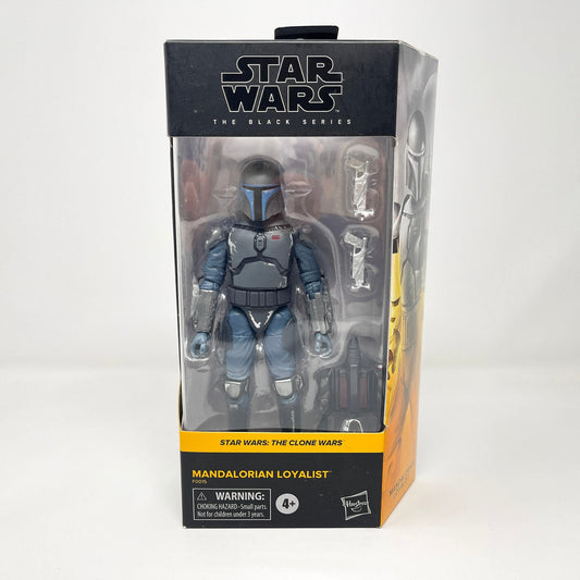 Vintage Hasbro Star Wars Modern MOC Mandalorian Loyalist CW04 - Black Series Hasbro Star Wars Action Figure