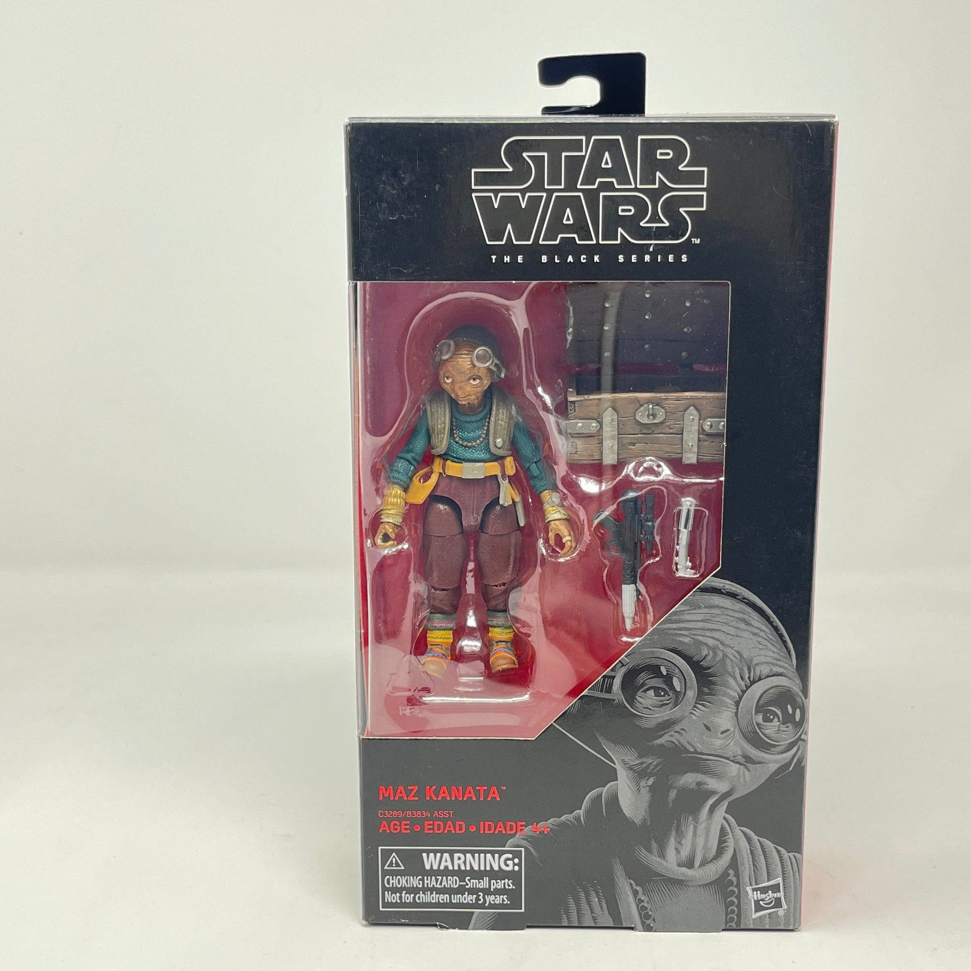 Vintage Hasbro Star Wars Modern MOC Maz Kanata - Black Series #49 Hasbro Star Wars Action Figure