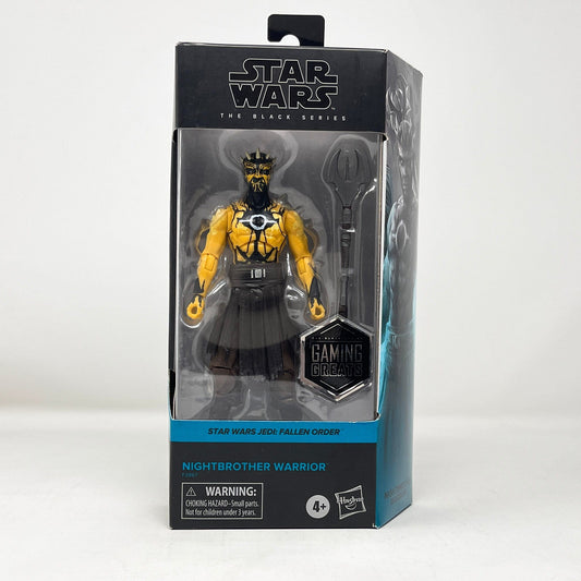 Vintage Hasbro Star Wars Modern MOC Nightbrother Warrior GG05 - Black Series Hasbro Star Wars Action Figure