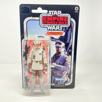 Vintage Hasbro Star Wars Modern MOC Rebel Soldier (Hoth) - Black Series 40th Hasbro Star Wars Action Figure