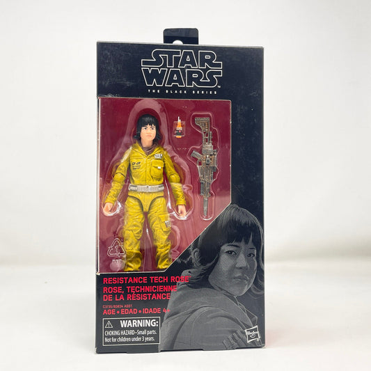 Vintage Hasbro Star Wars Modern MOC Resistance Tech Rose #55 - Black Series Hasbro Star Wars Action Figure