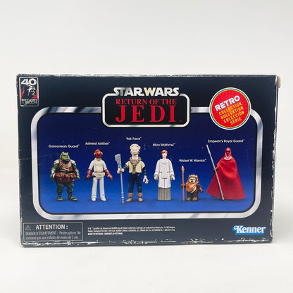 Vintage Hasbro Star Wars Modern MOC Retro Collection ROTJ Wave 2 - Sealed Set of 6