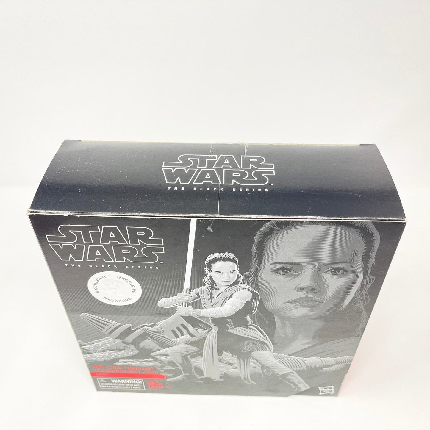 Vintage Hasbro Star Wars Modern MOC Rey Jedi Training on Crait (2017) - Black Series Hasbro Star Wars Action Figure Set