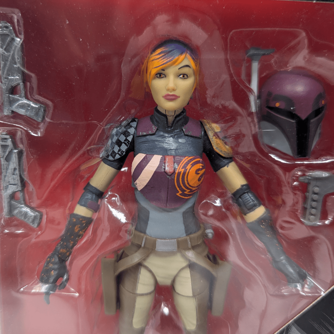 Vintage Hasbro Star Wars Modern MOC Sabine Wren (Rebels) #33 (2016) - Black Series Hasbro Star Wars Action Figure