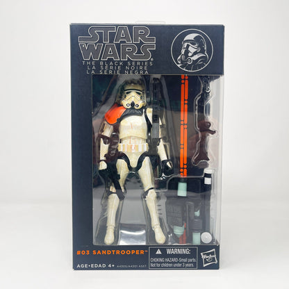 Vintage Hasbro Star Wars Modern MOC Sandtrooper - Orange #03 - Black Series Hasbro Star Wars Action Figure