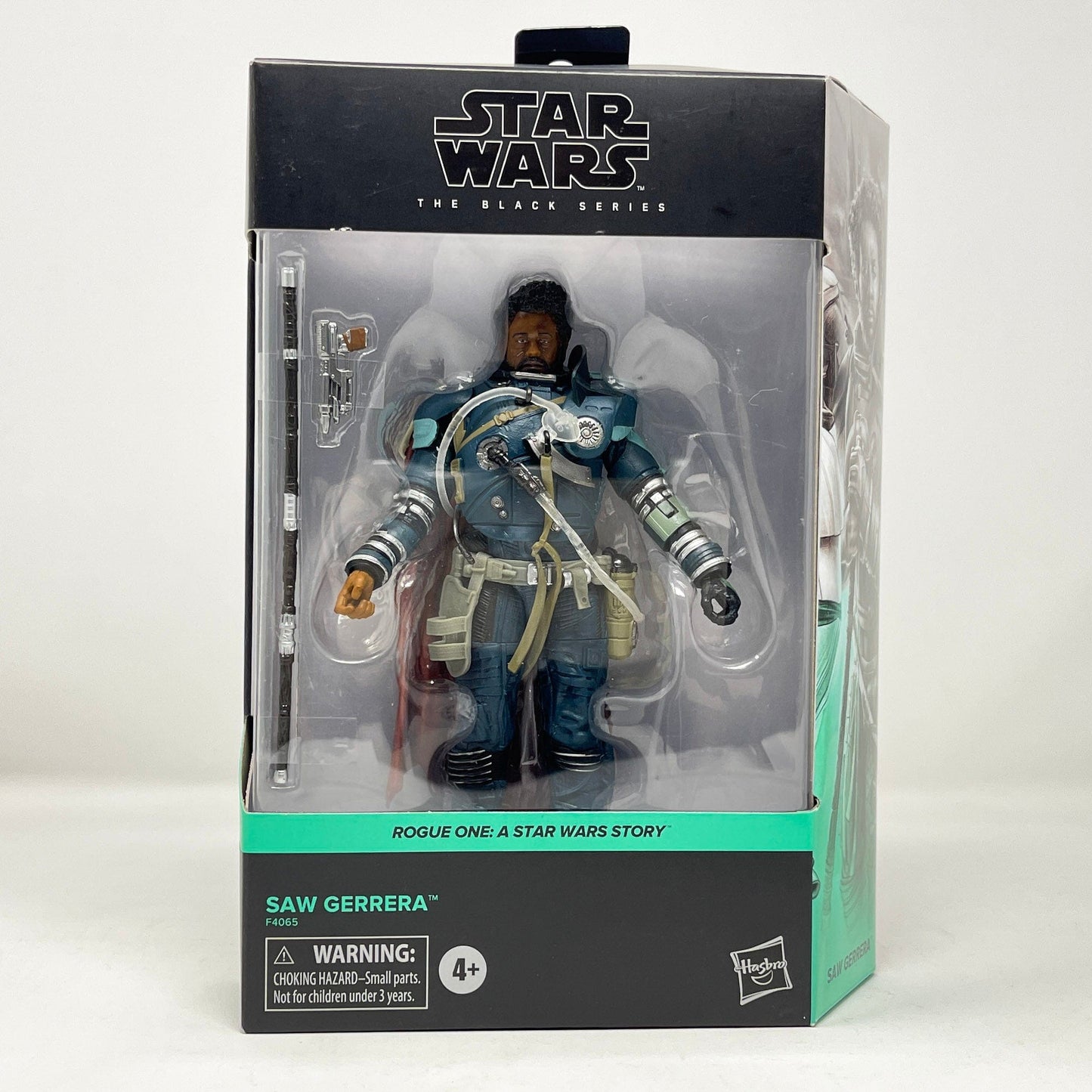 Vintage Hasbro Star Wars Modern MOC Saw Gerrera Deluxe (Rogue One) RO 10 - Black Series Hasbro Star Wars Action Figure