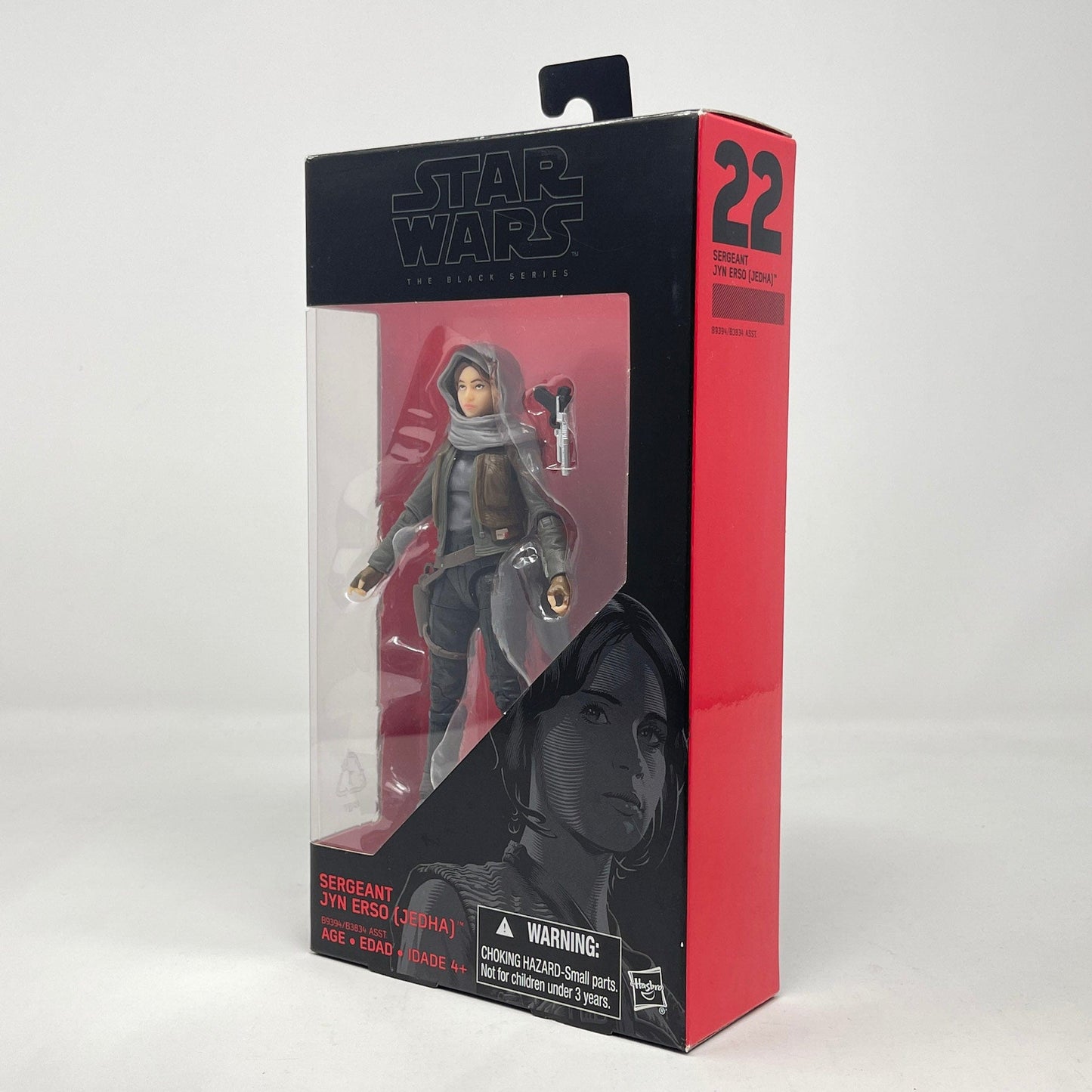 Vintage Hasbro Star Wars Modern MOC Sergeant Jyn Erso (Rogue One) #22 - Black Series Hasbro Star Wars Action Figure