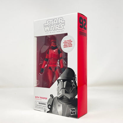 Vintage Hasbro Star Wars Modern MOC Sith Trooper (First Edition) #92 - Black Series Hasbro Star Wars Action Figure