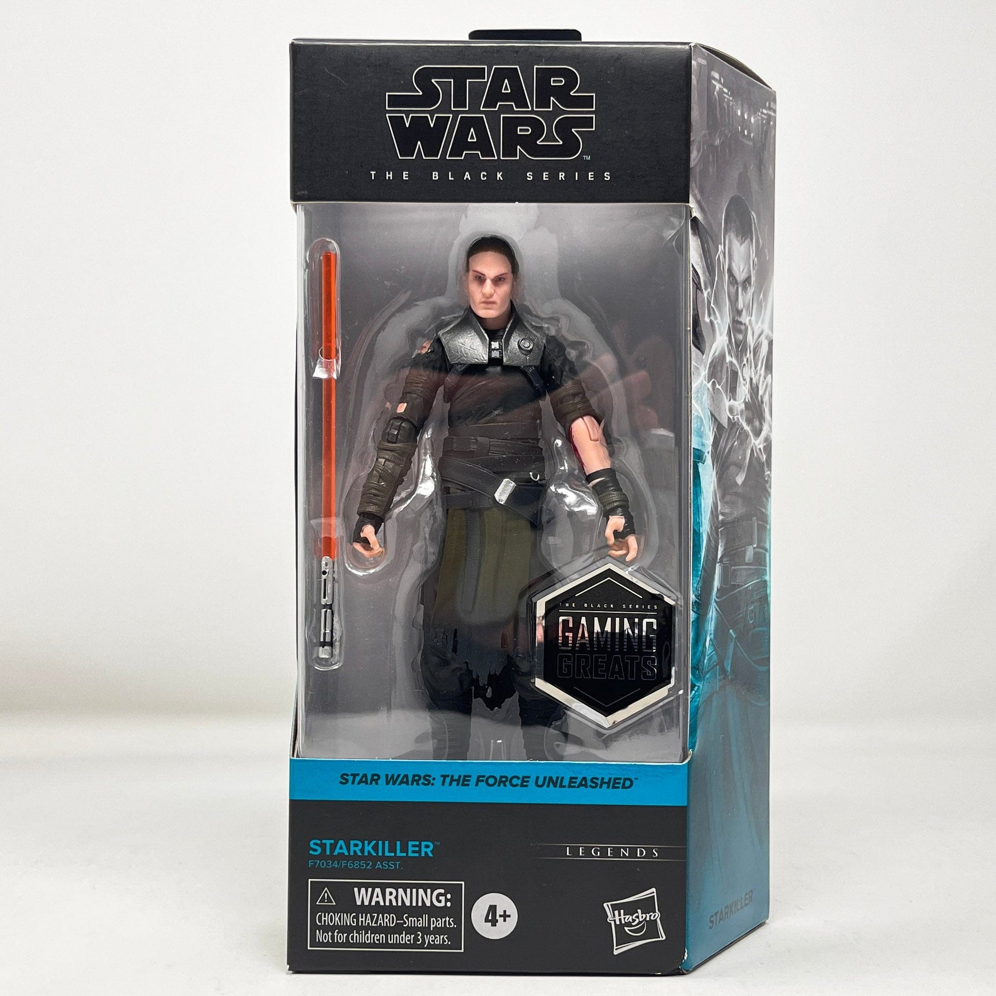 Vintage Hasbro Star Wars Modern MOC Starkiller (The Force Unleashed) - Black Series GG #26 Hasbro Star Wars Action Figure