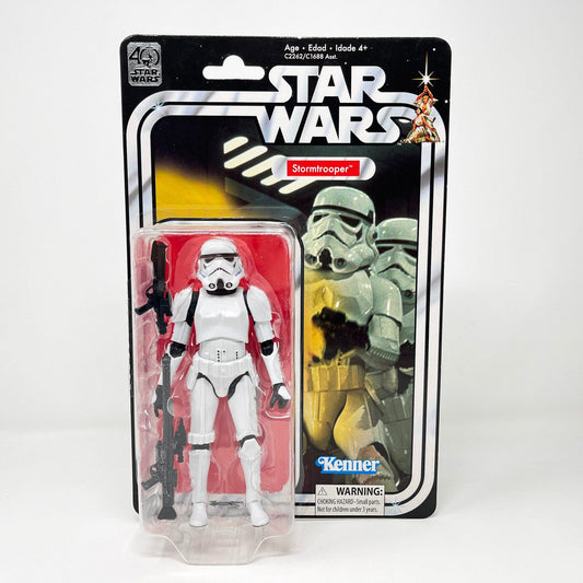 Vintage Hasbro Star Wars Modern MOC Stormtrooper (ANH) - Black Series 40th Hasbro Star Wars Action Figure