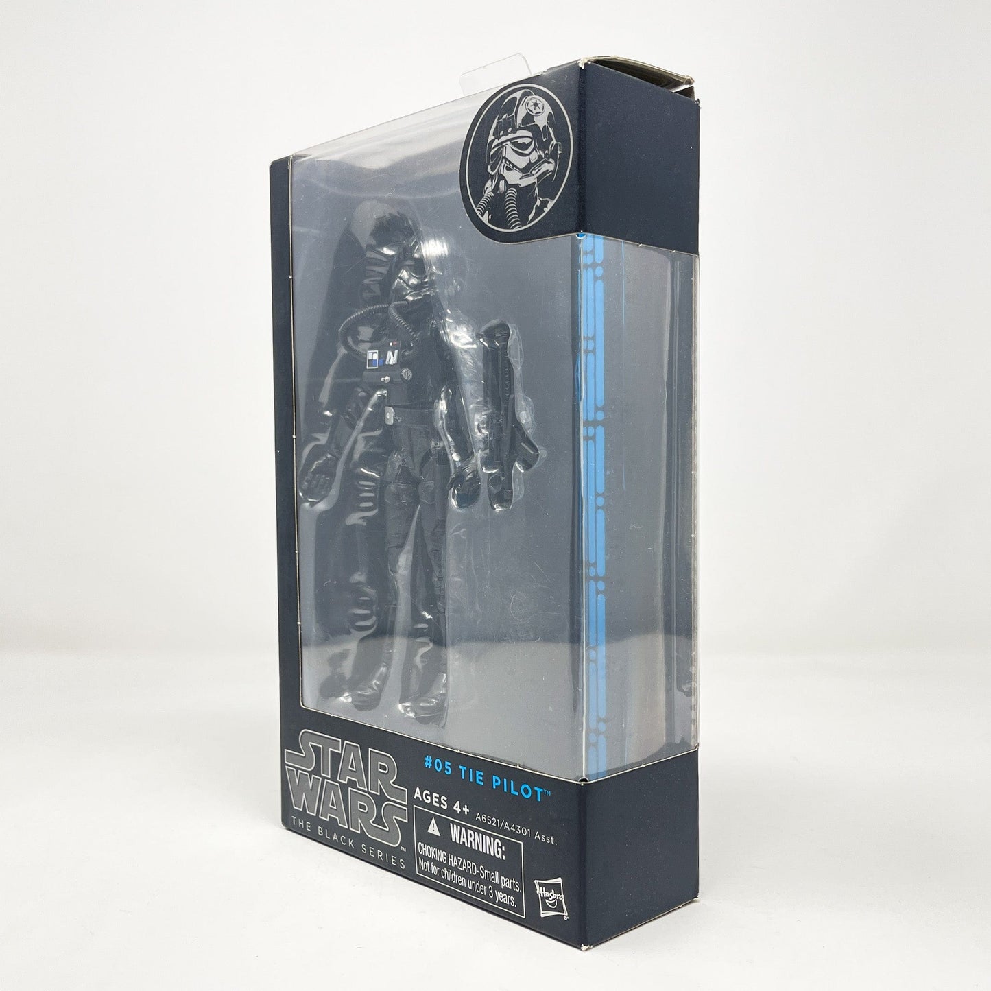 Vintage Hasbro Star Wars Modern MOC Tie Pilot Blue #05 (2014) Blue Line - Black Series Hasbro Star Wars Action Figure