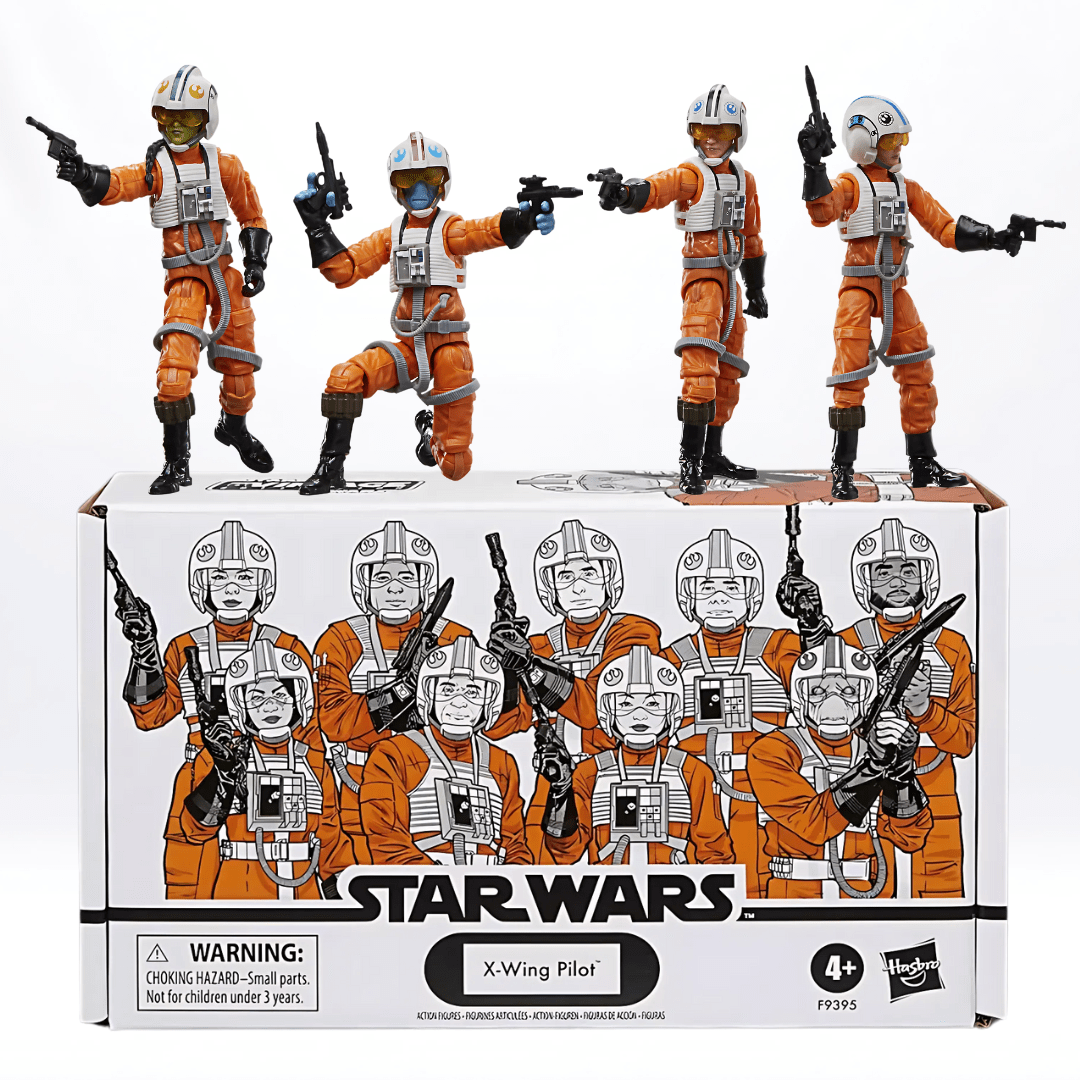 Vintage Hasbro Star Wars Modern MOC VC X-Wing Pilot 4-Pack - The Vintage Collection Hasbro Star Wars