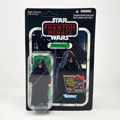 Vintage Hasbro Star Wars Modern MOC VC079 Darth Sidious - TPM (Unpunched) 2012 - The Vintage Collection Hasbro Star Wars