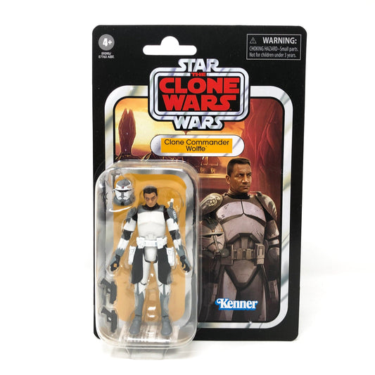 Vintage Hasbro Star Wars Modern MOC VC168 Clone Commander Wolffe (Clone Wars) - The Vintage Collection