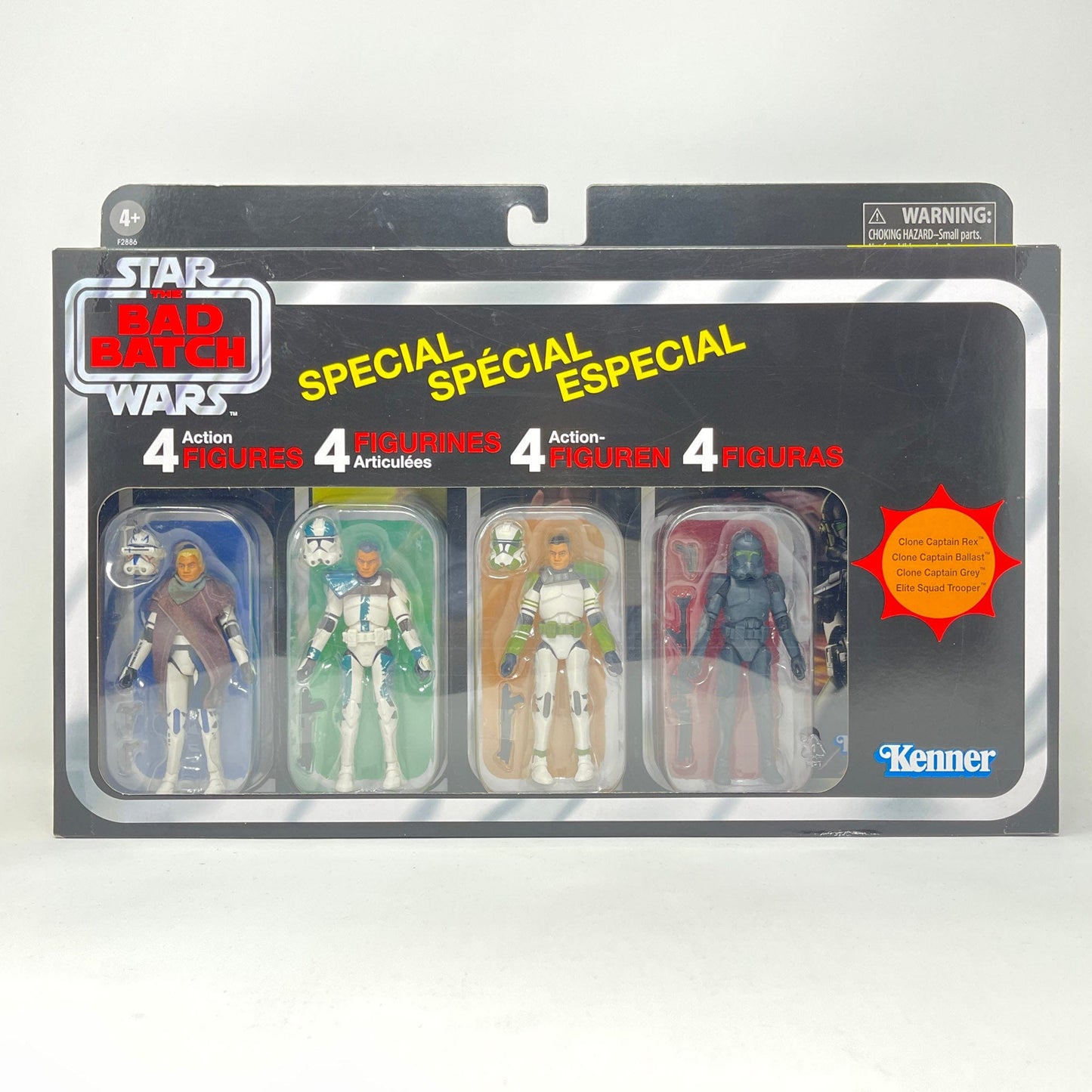 Vintage Hasbro Star Wars Modern MOC VC209 - VC211 Bad Batch Special 4-pack - The Vintage Collection