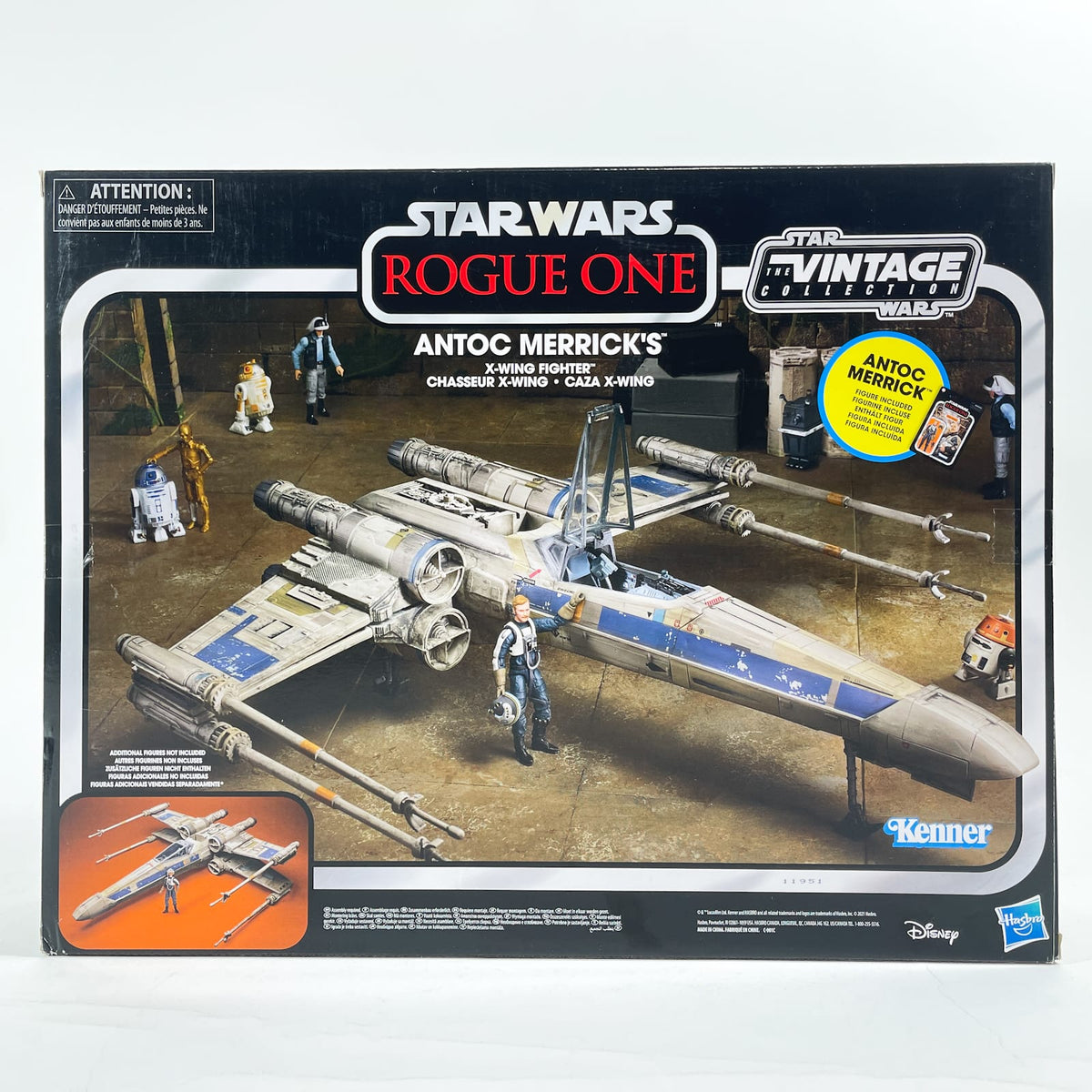 Vintage Hasbro Star Wars Modern Ships Antoc Merrick's X-Wing Fighter Vehicle - The Vintage Collection Star Wars Vehicle (2021)