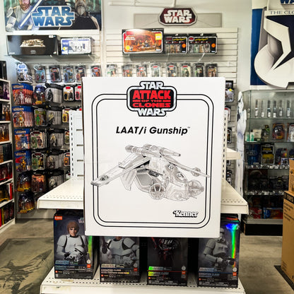 Vintage Hasbro Star Wars Modern Ships Haslab LAAT/i Republic Gunship - Sealed w/ Shipper Hasbro Vintage Collection