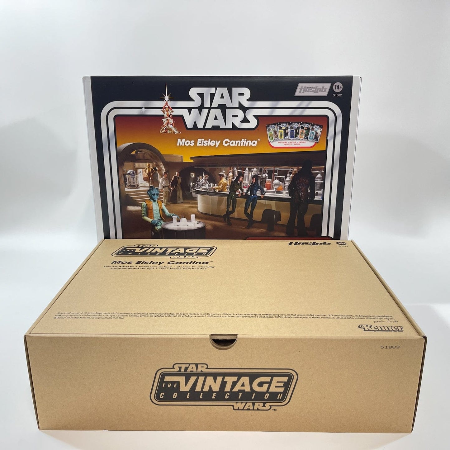Vintage Hasbro Star Wars Modern Ships Haslab Mos Eisley Cantina - Deluxe Set - Sealed w/ Shipper Hasbro Vintage Collection