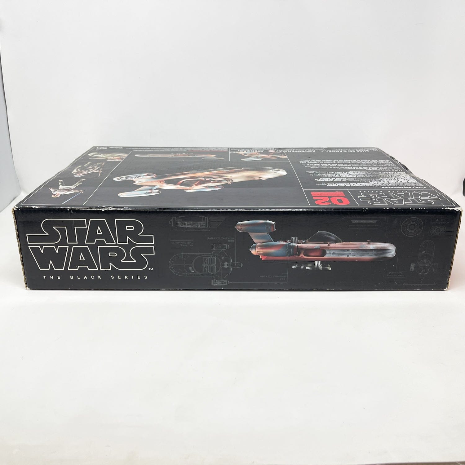 Vintage Hasbro Star Wars Modern Ships X-34 Landspeeder and Luke Skywalker - Black Series Figure Pack