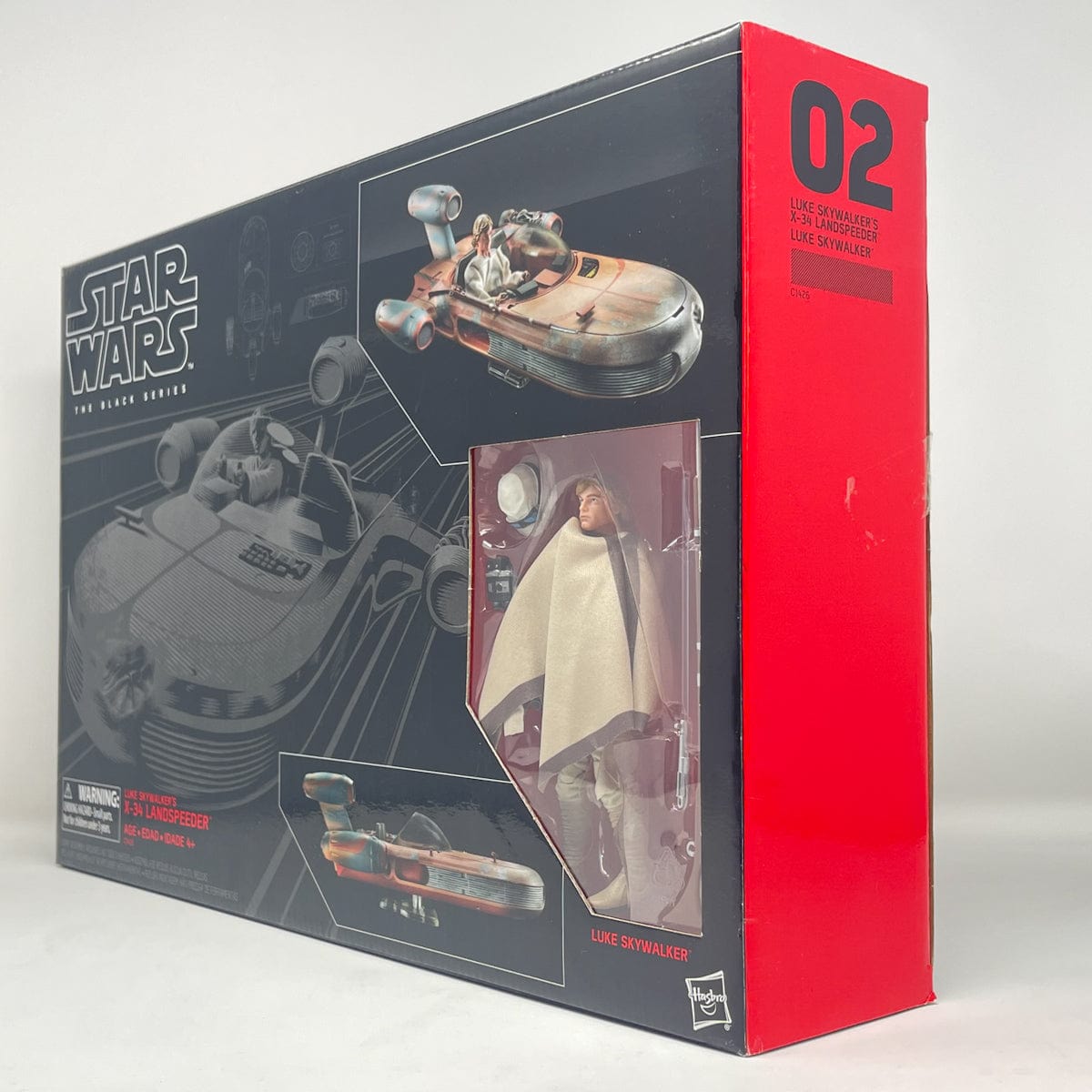 Vintage Hasbro Star Wars Modern Ships X-34 Landspeeder and Luke Skywalker - Black Series Figure Pack