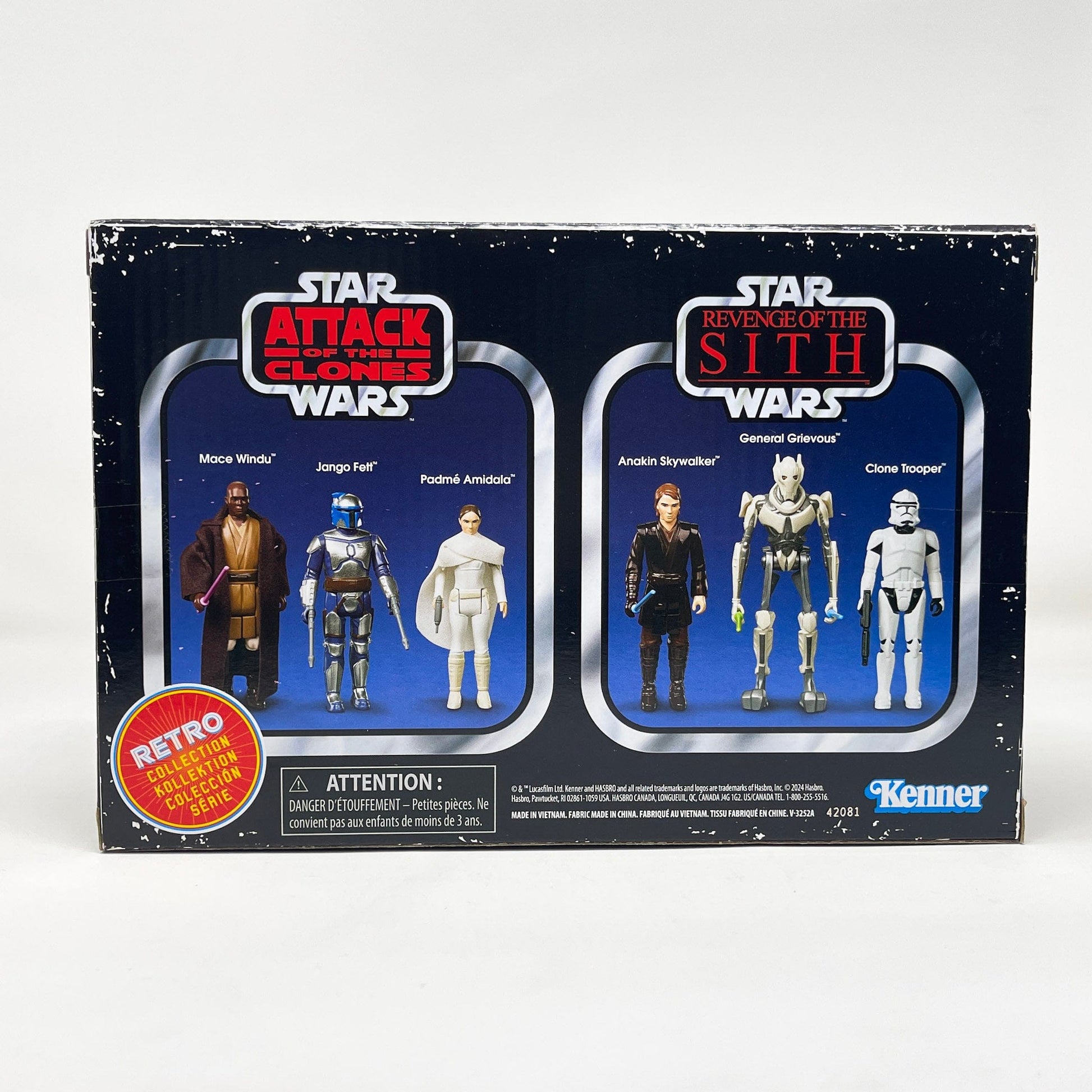 Vintage Hasbro Star Wars Pre-Order ATOC & ROTS Episode II & III 6-Pack - Retro Collection Hasbro Star Wars