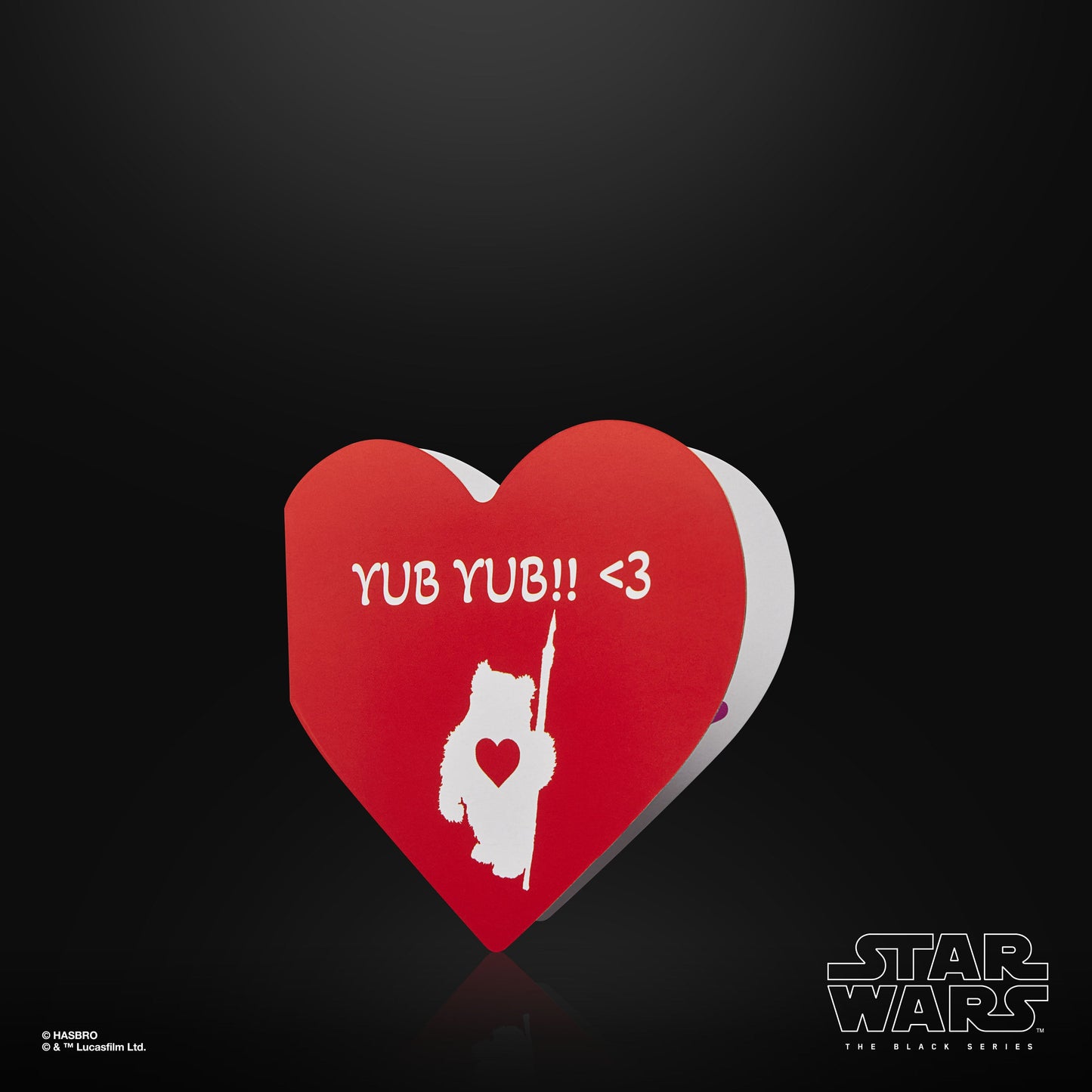Vintage Hasbro Star Wars Pre-Order Ewok - Valentine’s Day Edition - Hasbro Black Series