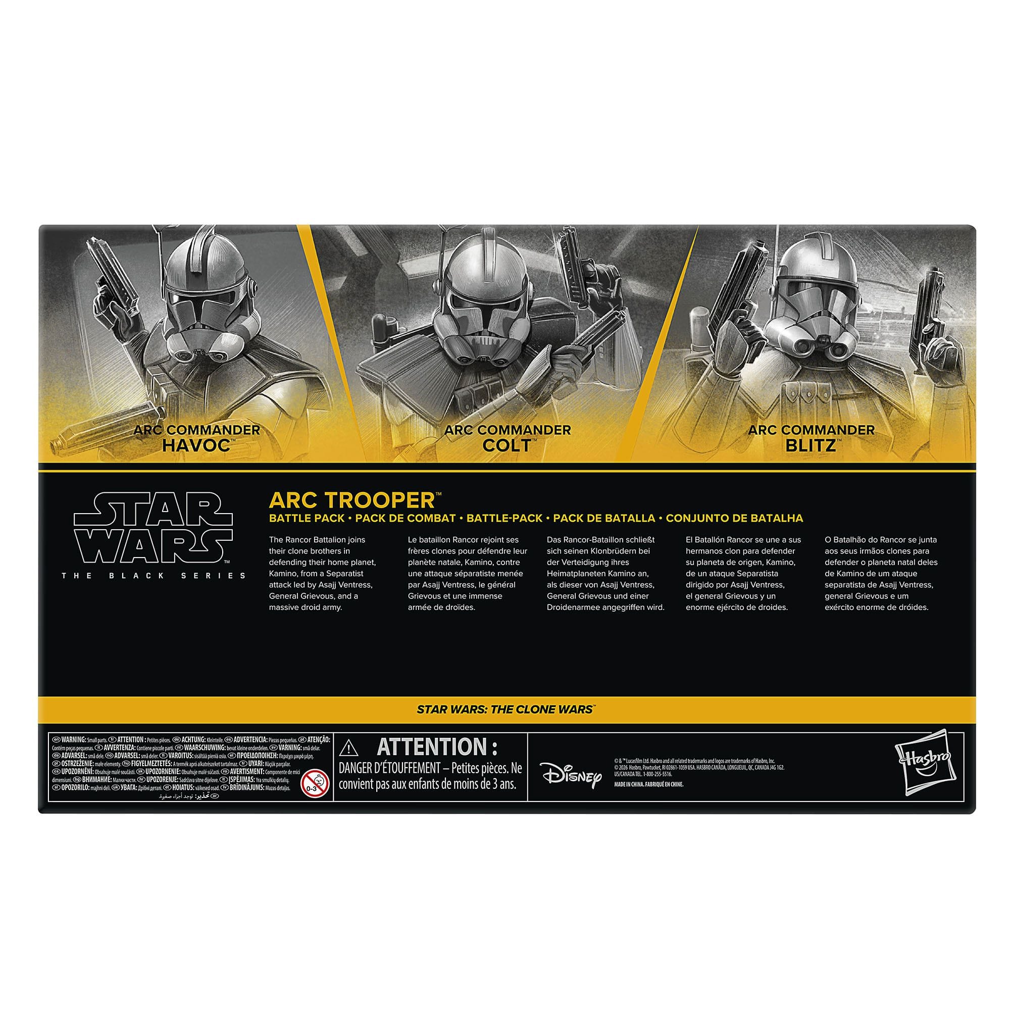 Pre-Order ARC Trooper Battle Pack (Havoc, Colt, Blitz) - Hasbro
