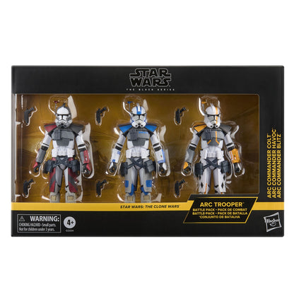 Vintage Hasbro Star Wars Pre-Order Pre-Order ARC Trooper Battle Pack (Havoc, Colt, Blitz) - Hasbro Black Series (2026)