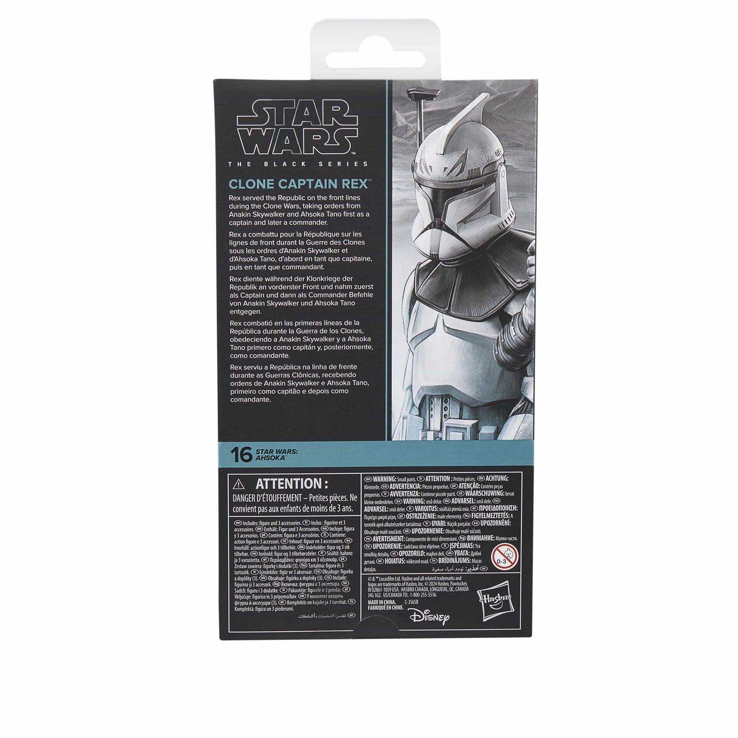 Vintage Hasbro Star Wars Pre-Order Pre-Order Clone Captain Rex (Ahsoka) - Black Series Hasbro Star Wars