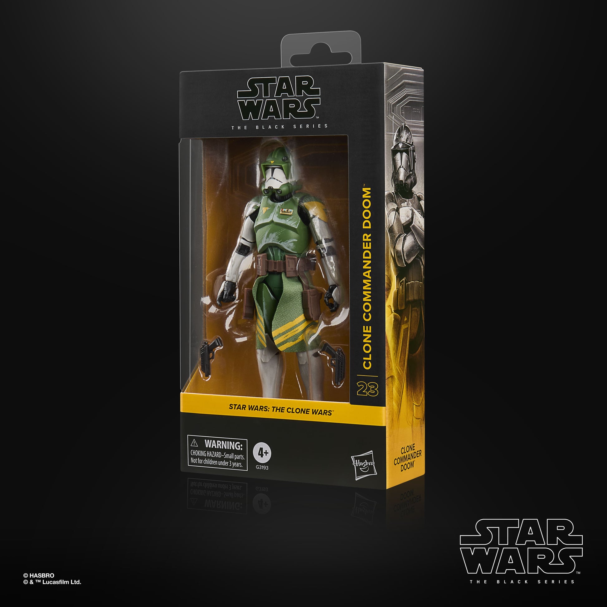 Vintage Hasbro Star Wars Pre-Order Pre-Order Clone Commander Doom CW 23 - Hasbro Black Series (2026)