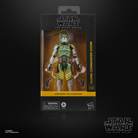 Vintage Hasbro Star Wars Pre-Order Pre-Order Clone Commander Doom CW 23 - Hasbro Black Series (2026)