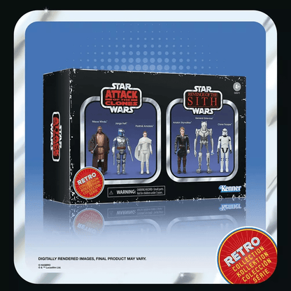 Vintage Hasbro Star Wars Pre-Order Pre-Order Episode II & III 6-Pack - Retro Collection Hasbro Star Wars