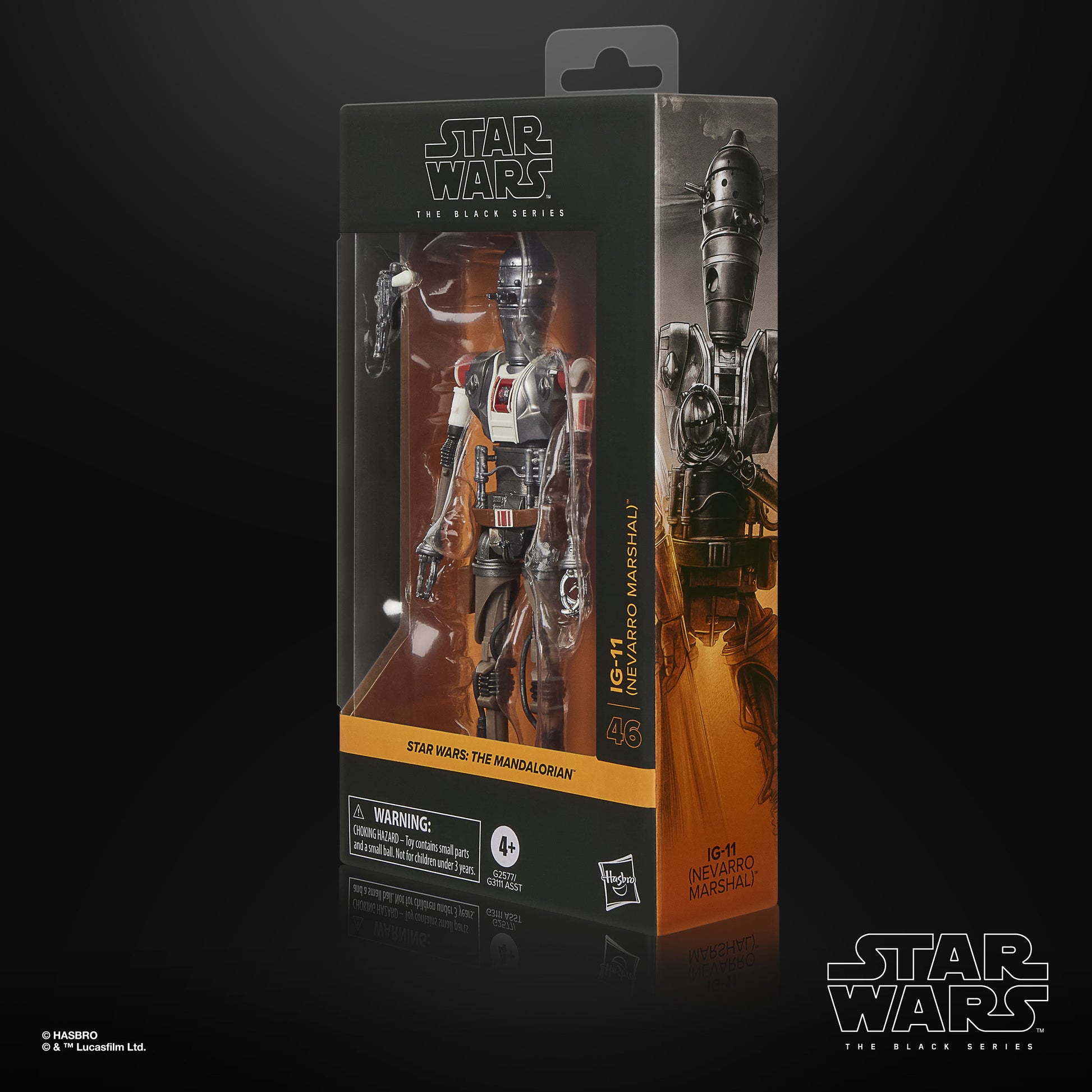 Vintage Hasbro Star Wars Pre-Order Pre-Order IG-11 (Nevarro Marshal) - Mandalorian #46 - Hasbro Black Series (2026)