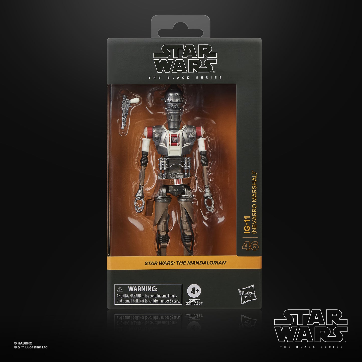 Vintage Hasbro Star Wars Pre-Order Pre-Order IG-11 (Nevarro Marshal) - Mandalorian #46 - Hasbro Black Series (2026)