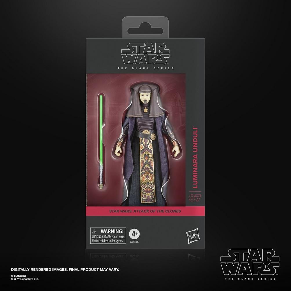 Vintage Hasbro Star Wars Pre-Order Pre-Order Luminara Unduli (ATOC) #07 - Black Series Hasbro Star Wars