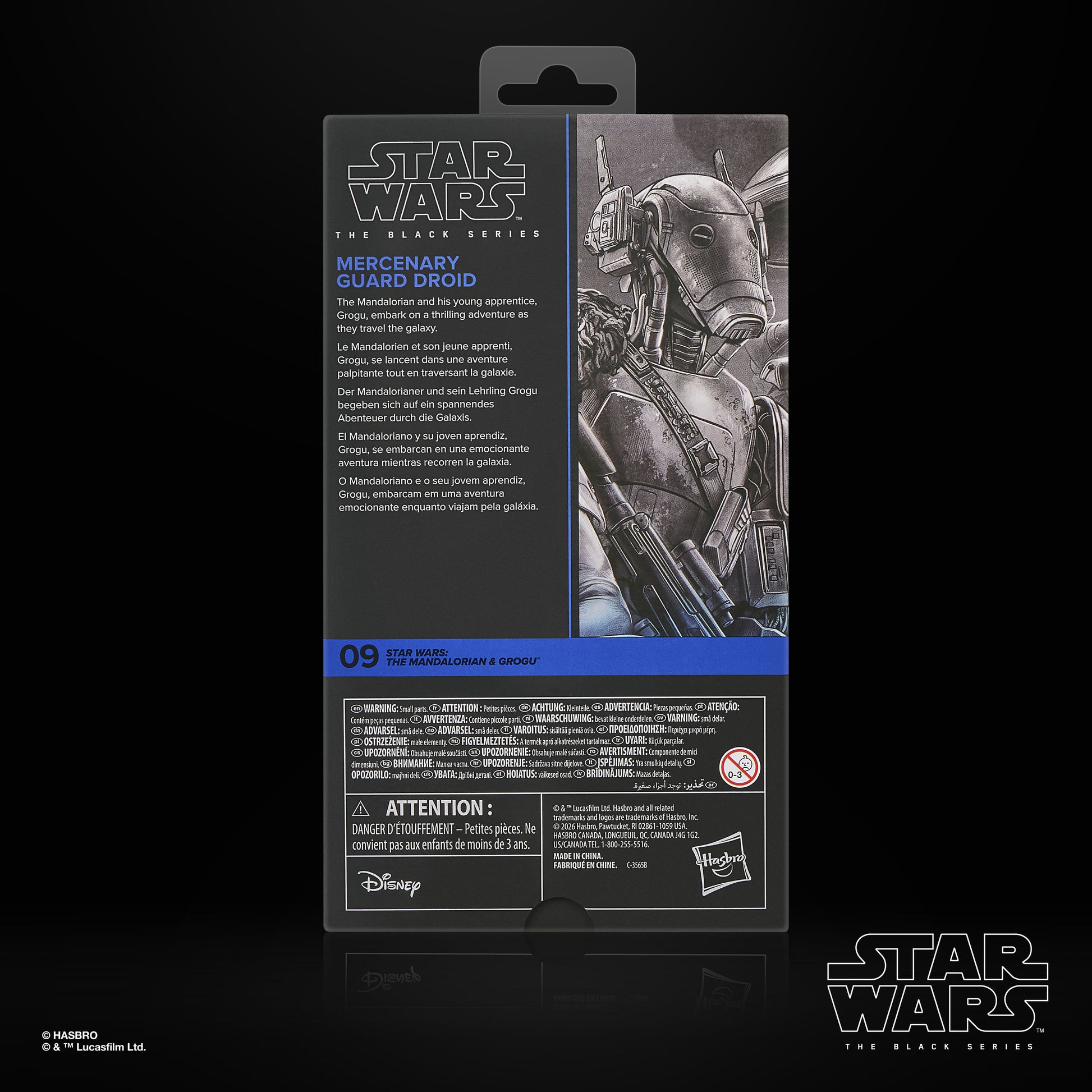 Vintage Hasbro Star Wars Pre-Order Pre-Order Mercenary Guard Droid - The Mandalorian and Grogu #09 - Hasbro Black Series (2026)