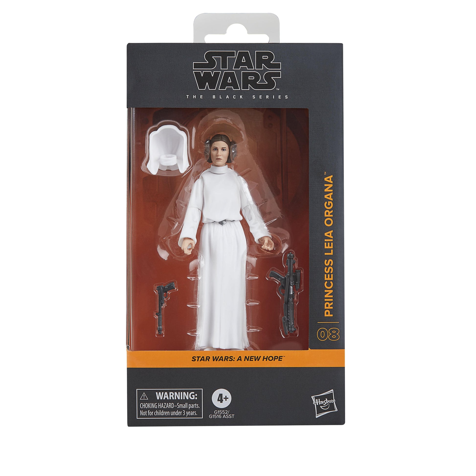 princess leia card sleeves Hasbro 2024 Princess Leia Organa ANH Black Series Star Wars Figure – 4th Moon Toys