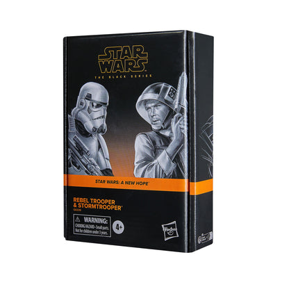 Vintage Hasbro Star Wars Pre-Order Pre-Order Rebel Trooper & Stormtrooper 2-pack - Black Series Hasbro Star Wars