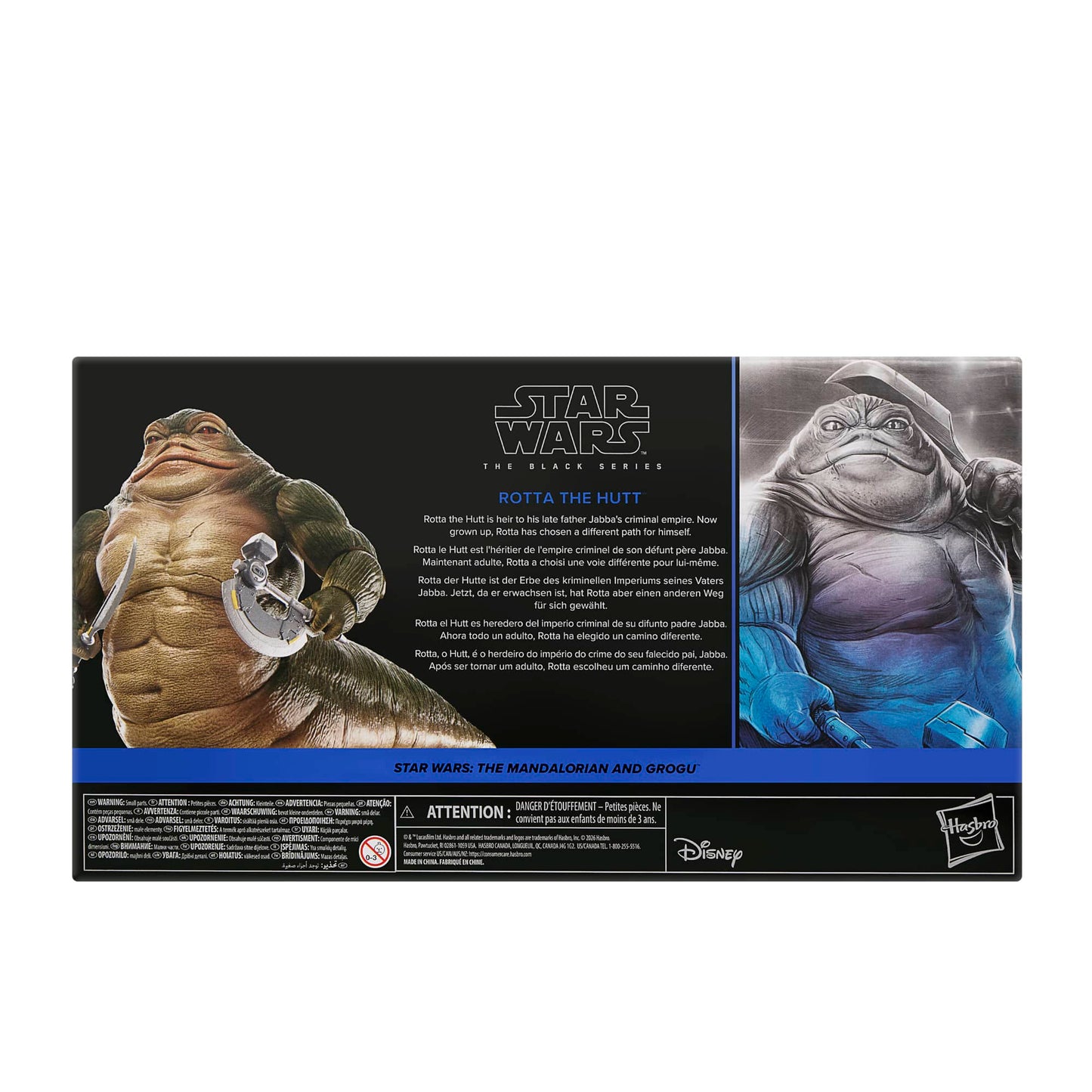 Vintage Hasbro Star Wars Pre-Order Pre-Order Rotta the Hutt (Mandalorian and Grogu) - Hasbro Black Series (2026)